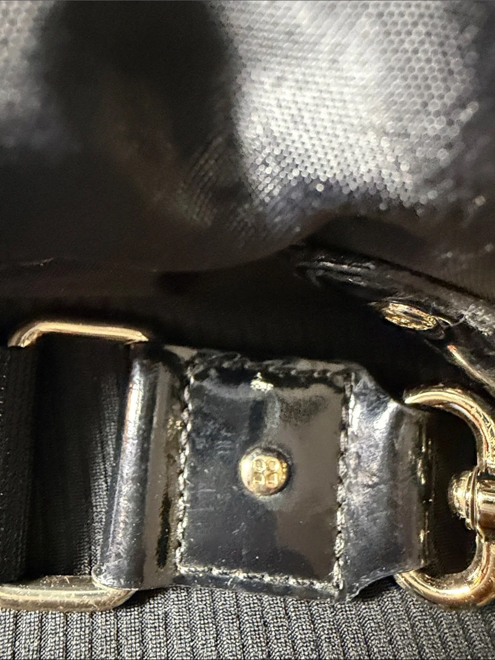 kate spade Black Nylon Laptop Tote with Gold Hardware